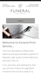 Mobile Screenshot of funeralprintservice.com